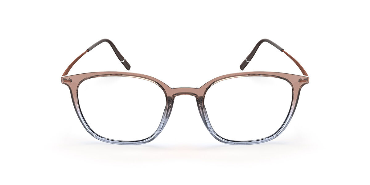 Silhouette Illusion Lite Fullrim 2971/75 M440 49 Bruna Glasögon (Endast Båge) Män