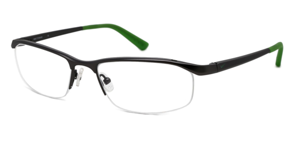 Fanático Clasificación aire Nike 6037 011 Eyeglasses in Satin Black Green | SmartBuyGlasses USA