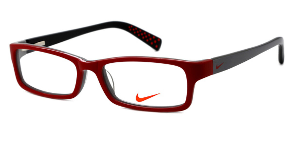 Nike 5514 Kids 605 Glasses Red Grey Black | VisionDirect Australia