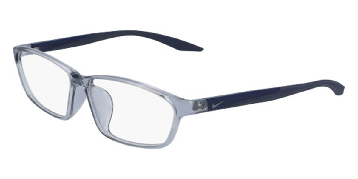 Nike 7130AF Asian Fit 034 Men's Eyeglasses Grey Size 57 (Frame Only) - Blue Light Block Available