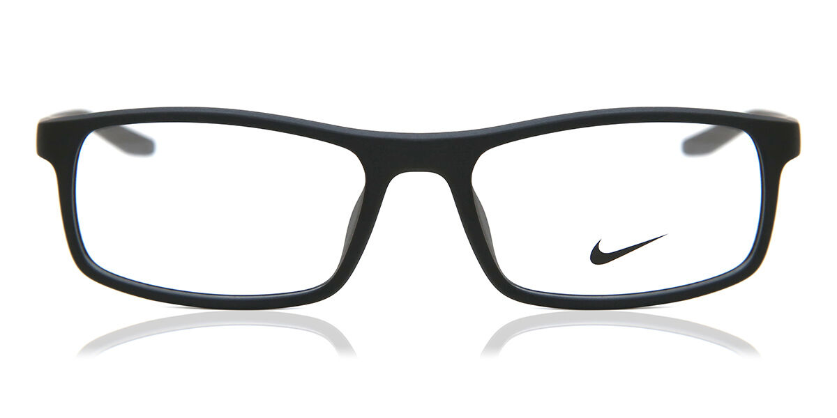 Photos - Glasses & Contact Lenses Nike 7119 001 Men's Eyeglasses Black Size 53  - Blue Ligh (Frame Only)