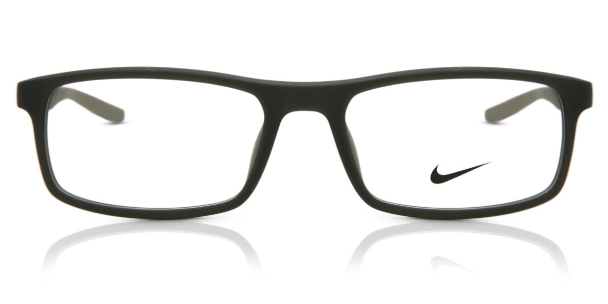 Photos - Glasses & Contact Lenses Nike 7119 307 Men's Eyeglasses Green Size 53  - Blue Ligh (Frame Only)