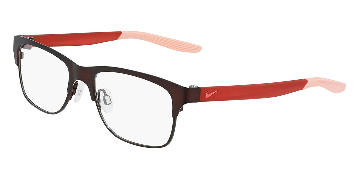 Photos - Glasses & Contact Lenses Nike 5590 202 Men's Eyeglasses Brown Size 48  - Blue Ligh (Frame Only)