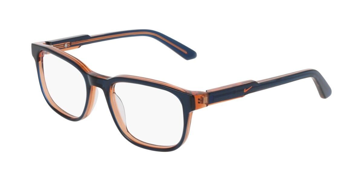 Nike 5062 417 Men's Eyeglasses Blue Size 53 (Frame Only) - Blue Light Block Available