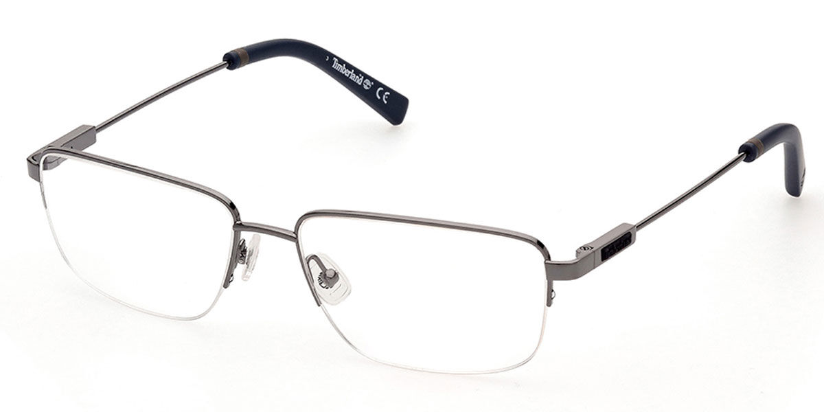 Photos - Glasses & Contact Lenses Timberland TB1735 008 Men's Eyeglasses Grey Size 59 (Frame Only 