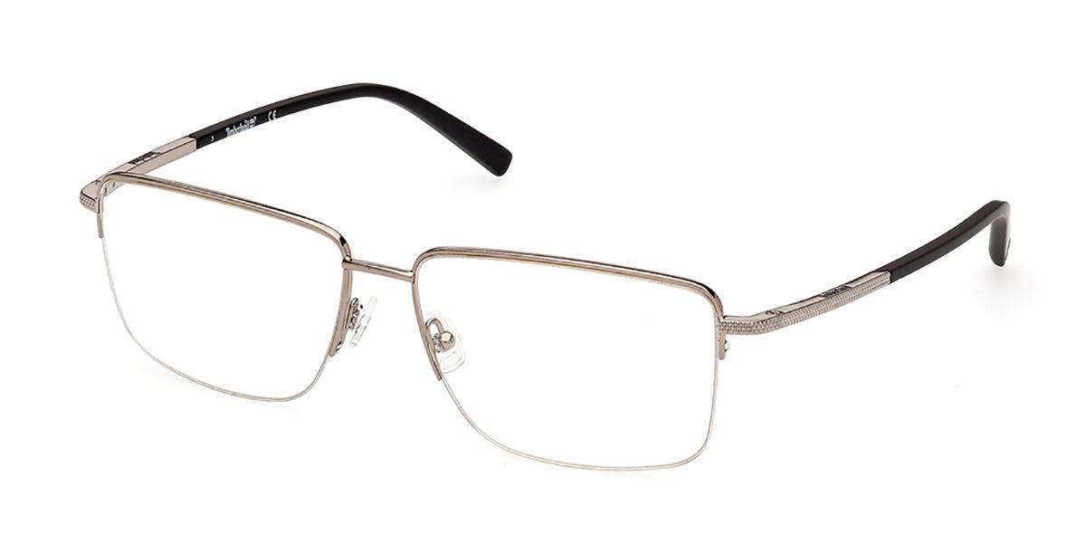Photos - Glasses & Contact Lenses Timberland TB1773 008 Men's Eyeglasses Silver Size 60 (Frame On 