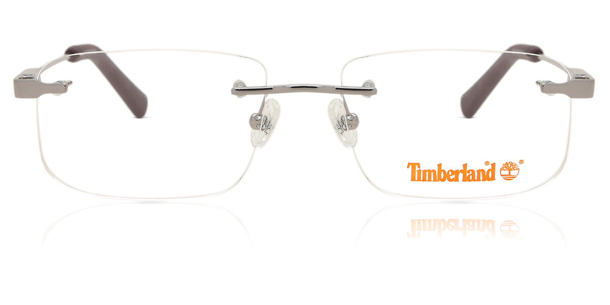 Photos - Glasses & Contact Lenses Timberland TB1786 008 Men's Eyeglasses Silver Size 54 (Frame On 