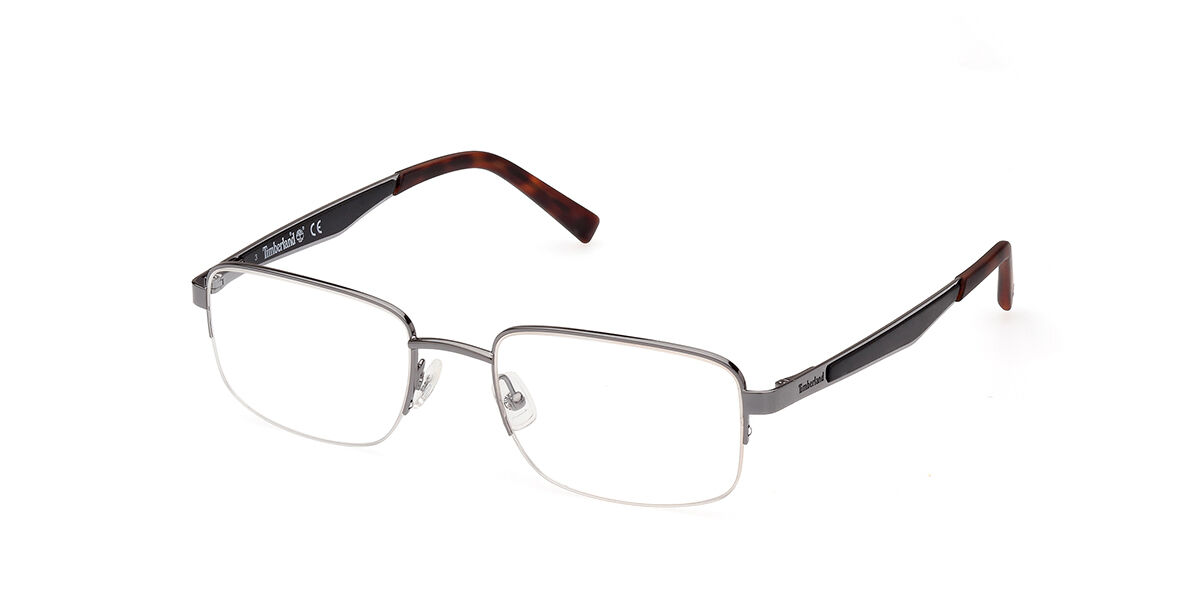Photos - Glasses & Contact Lenses Timberland TB1787 006 Men's Eyeglasses Silver Size 54 (Frame On 