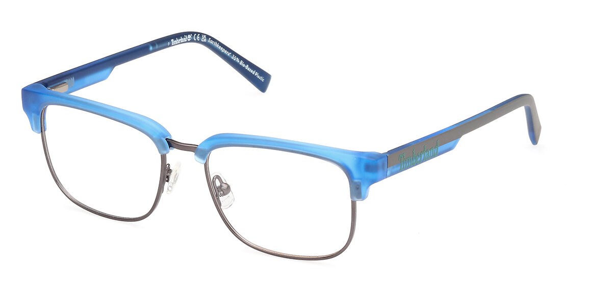 Photos - Glasses & Contact Lenses Timberland TB50011 Kids 091 Kids' Eyeglasses Blue Size 50 (Fram 