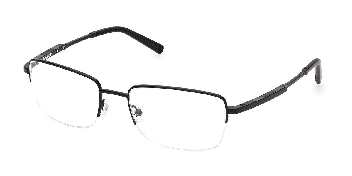 Photos - Glasses & Contact Lenses Timberland TB50006 002 Men's Eyeglasses Black Size 56 (Frame On 