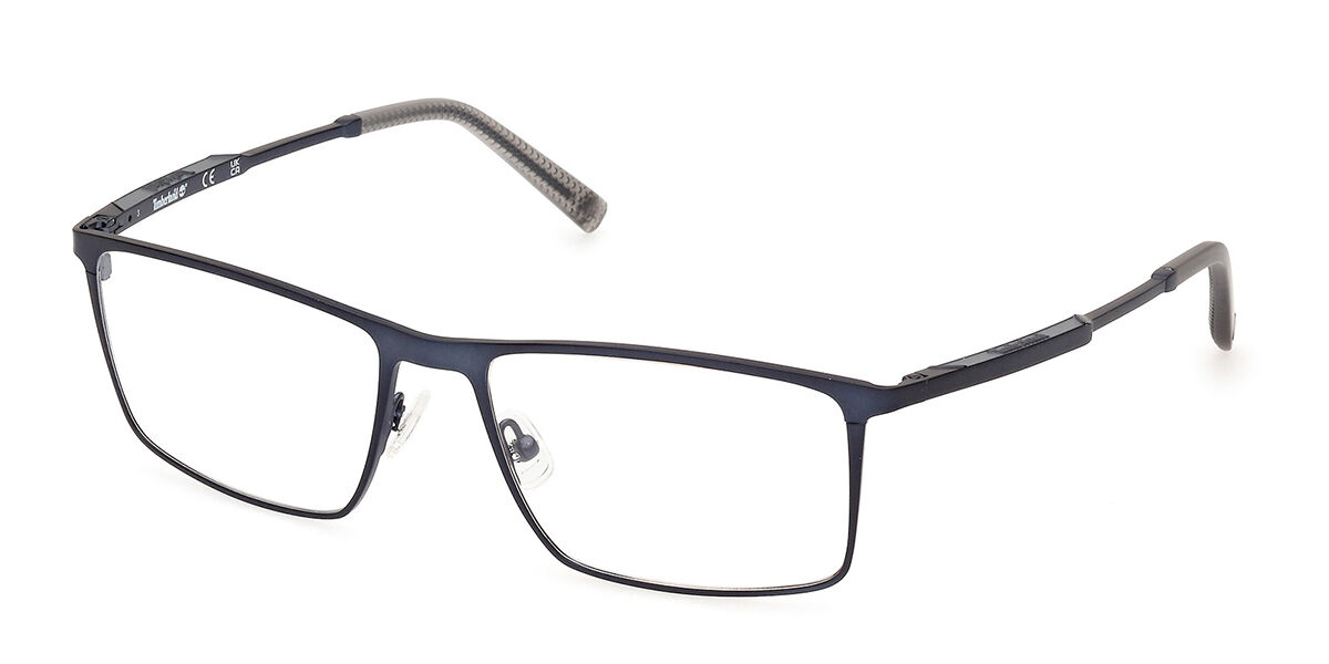 Photos - Glasses & Contact Lenses Timberland TB50007 091 Men's Eyeglasses Blue Size 56 (Frame Onl 