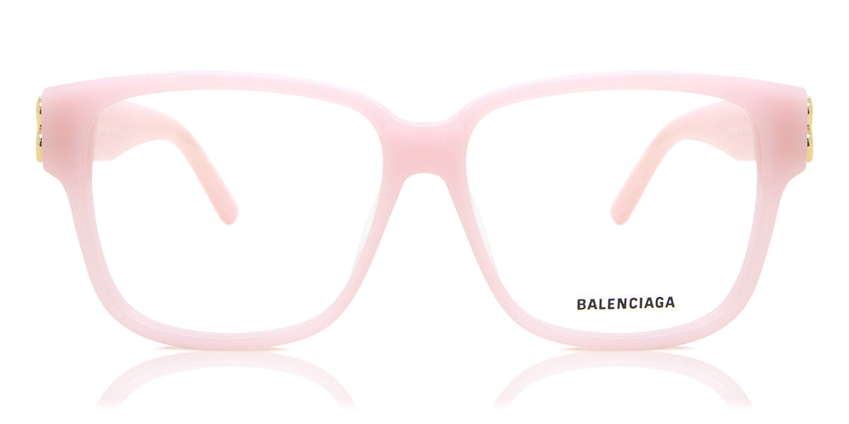Photos - Glasses & Contact Lenses Balenciaga BB0104O 004 Women's Eyeglasses Pink Size 56 (Frame O 