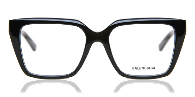 Buy Balenciaga BB0130O 001 Black Designer Glasses Online €251 - Main Image