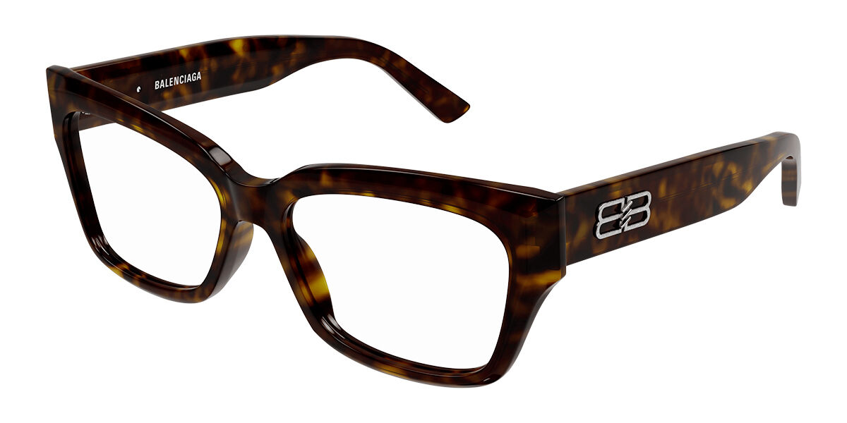 Balenciaga BB0276O 002 Glasses Dark Tortoise | VisionDirect Australia