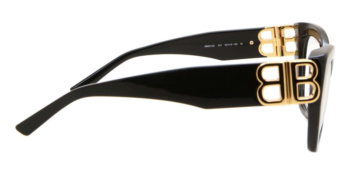 BALENCIAGA キャットアイフレムメカネ BB0312O 001 Balenciaga BB0312O 001 glasses | Buy online now