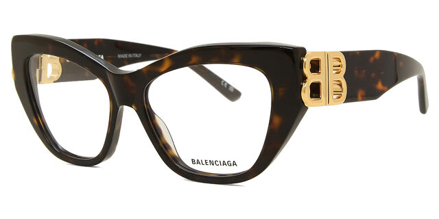 Balenciaga BB0312O 002 Tortoise Eyeglasses | SmartBuyGlasses US display picture 1