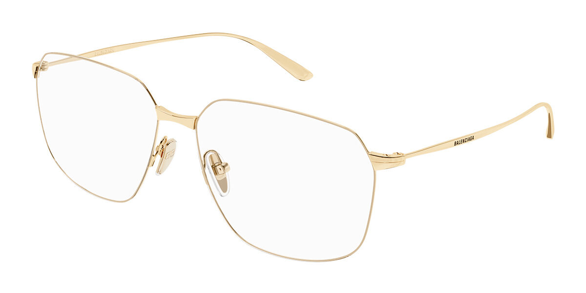 Balenciaga BB0414O 004 61 Guldiga Glasögon (Endast Båge) Kvinna