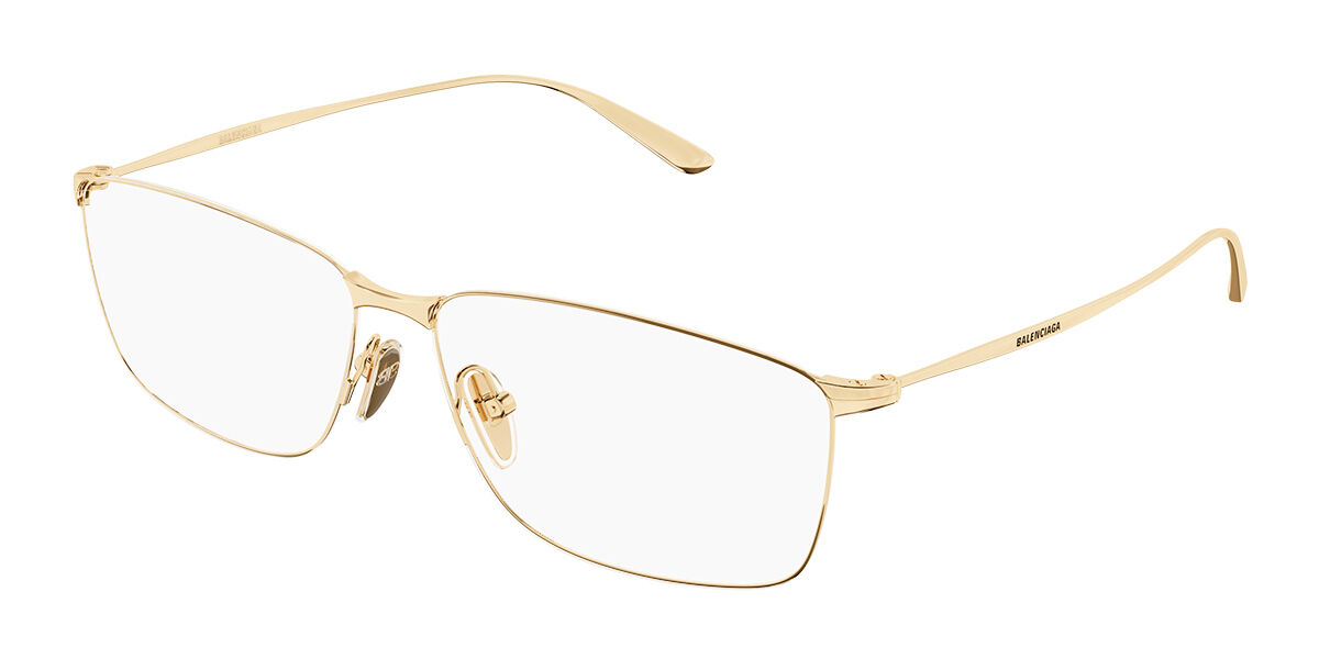 Balenciaga BB0415O 003 60 Guldiga Glasögon (Endast Båge) Män