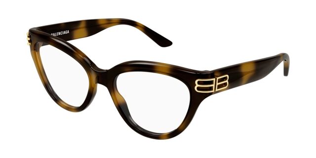 Balenciaga BB0436O 003 Tortoise Eyeglasses | SmartBuyGlasses US