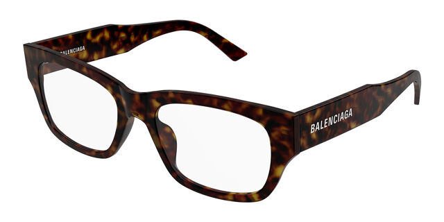 Balenciaga BB0450O 002 Tortoise Eyeglasses | SmartBuyGlasses US display picture 1