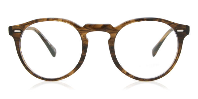 Oliver Peoples OV5186 Gregory Peck 1689 Glasses Striped Sepia  