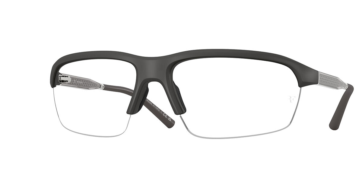Oliver Peoples OV5572S R-6 with Blue-Light Block Men's Glasses, Black, Size 65
