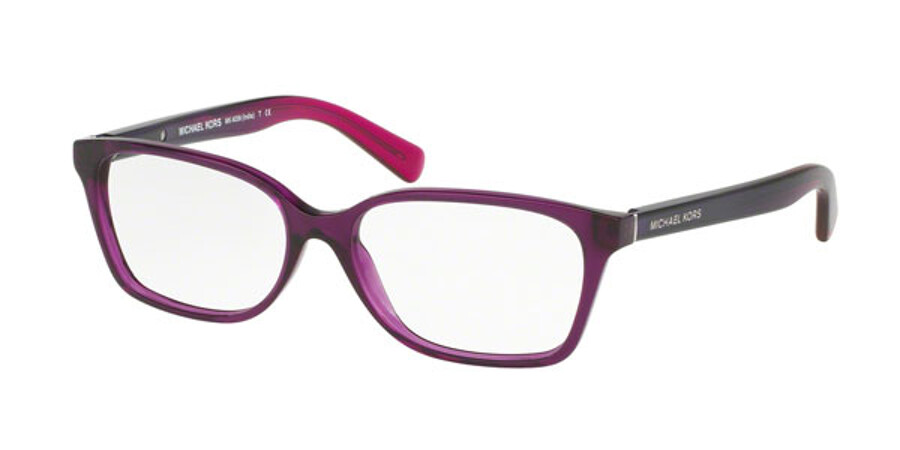 Michael Kors MK4039F Asian Fit 3222 Glasses Transparent Purple |  VisionDirect Australia