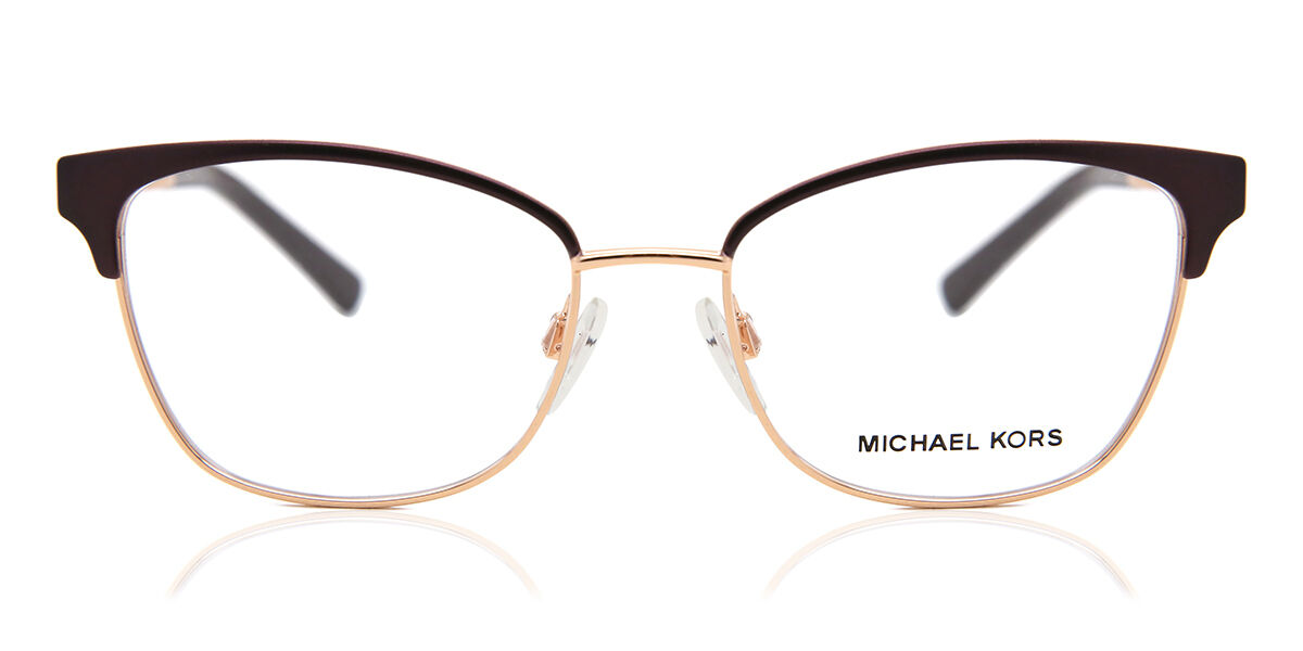 Michael Kors Rose GoldDark Brandy Eyeglasses  Glassescom  Free Shipping