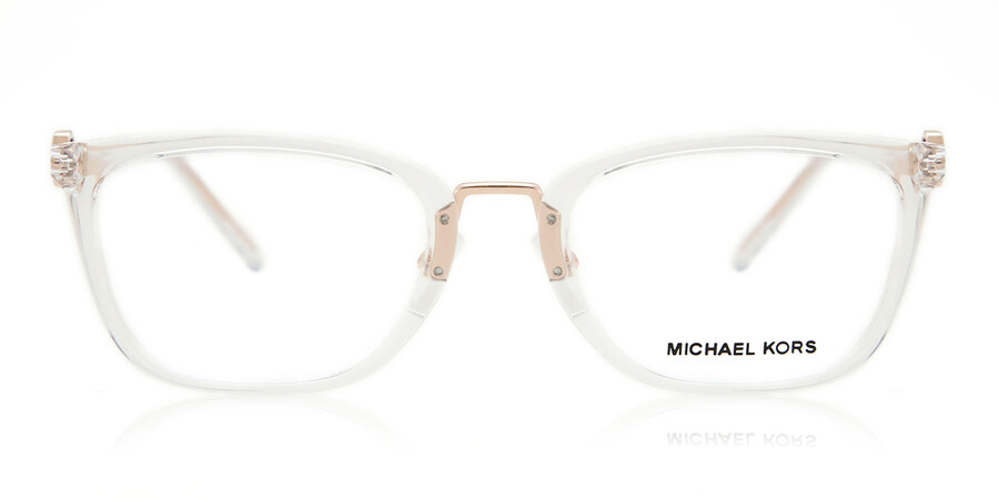 Michael Kors MK4054 CAPTIVA 3105 Eyeglasses in Transparent Clear |  SmartBuyGlasses USA