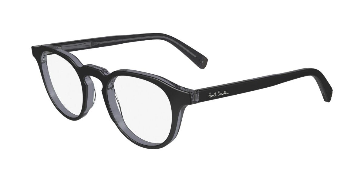 Paul Smith PS24611 KEYES With Clip-On 001 Men's Eyeglasses Black Size 48 (Frame Only) - Blue Light Block Available