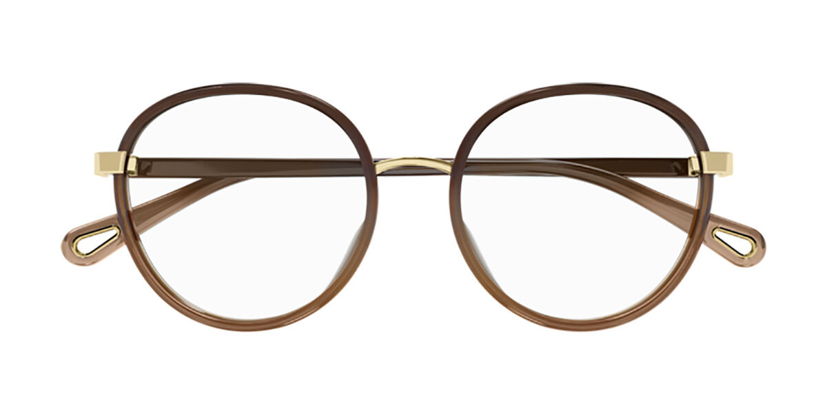 Chloe CH0033O 005 Eyeglasses in Shiny Dark Brown SmartBuyGlasses USA