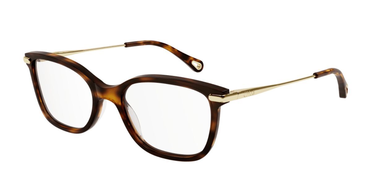 Chloe CH0059O 005 Eyeglasses in Shiny Medium Havana | SmartBuyGlasses USA