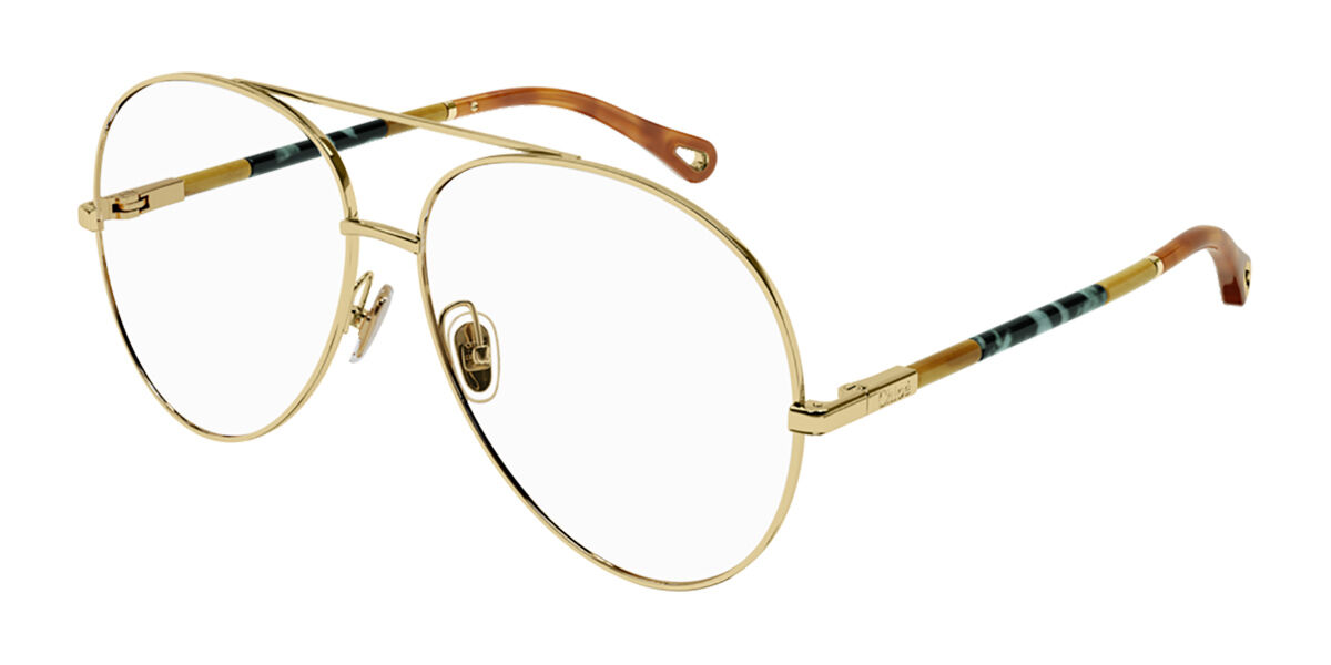 Chloé CH0114O 002 58 Lentes Recetadas Para Mujer Dorados