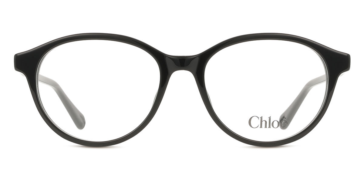 Chlo&eacute; CH0316OA Asian Fit 001 52 Svarta Glas&ouml;gon (Endast B&aring;ge) Kvinna
