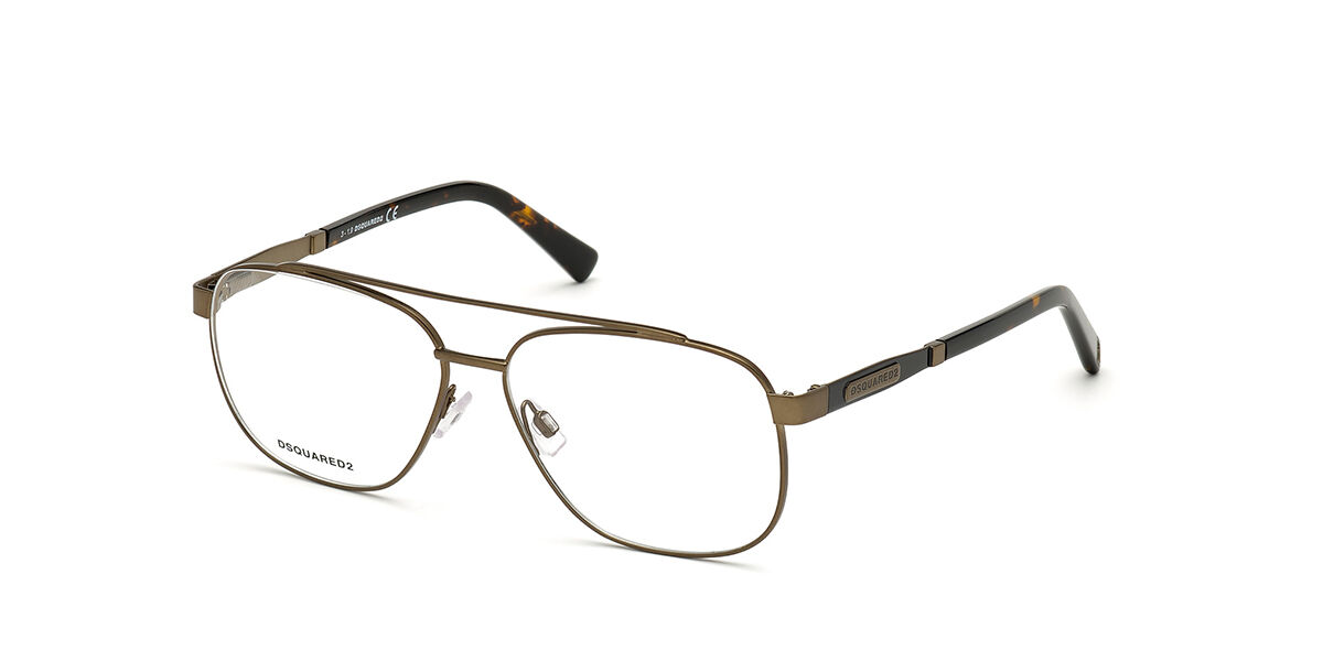 Dsquared2 DQ5309 098 Eyeglasses in Dark Green | SmartBuyGlasses USA