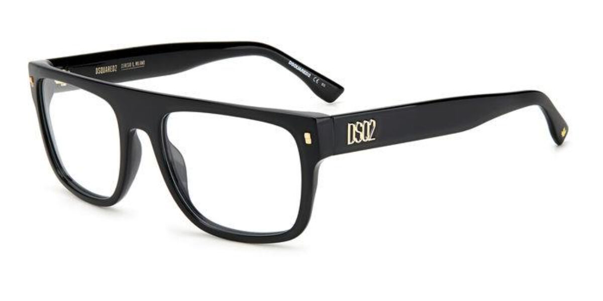 Dsquared2 D2 0036 2M2 Eyeglasses in Black | SmartBuyGlasses USA
