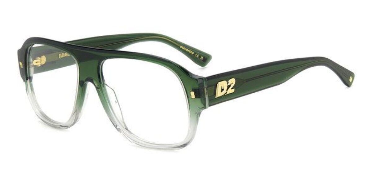 Dsquared2 D2 0125 1ED Glasses Transparent Gradient Green VisionDirect dsquared2-d2-0125-1ed-glasses-transparent-gradient-green-visiondirect