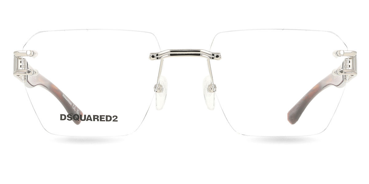 Dsquared2 D2 0173 Men's Glasses, Silver, Size 57