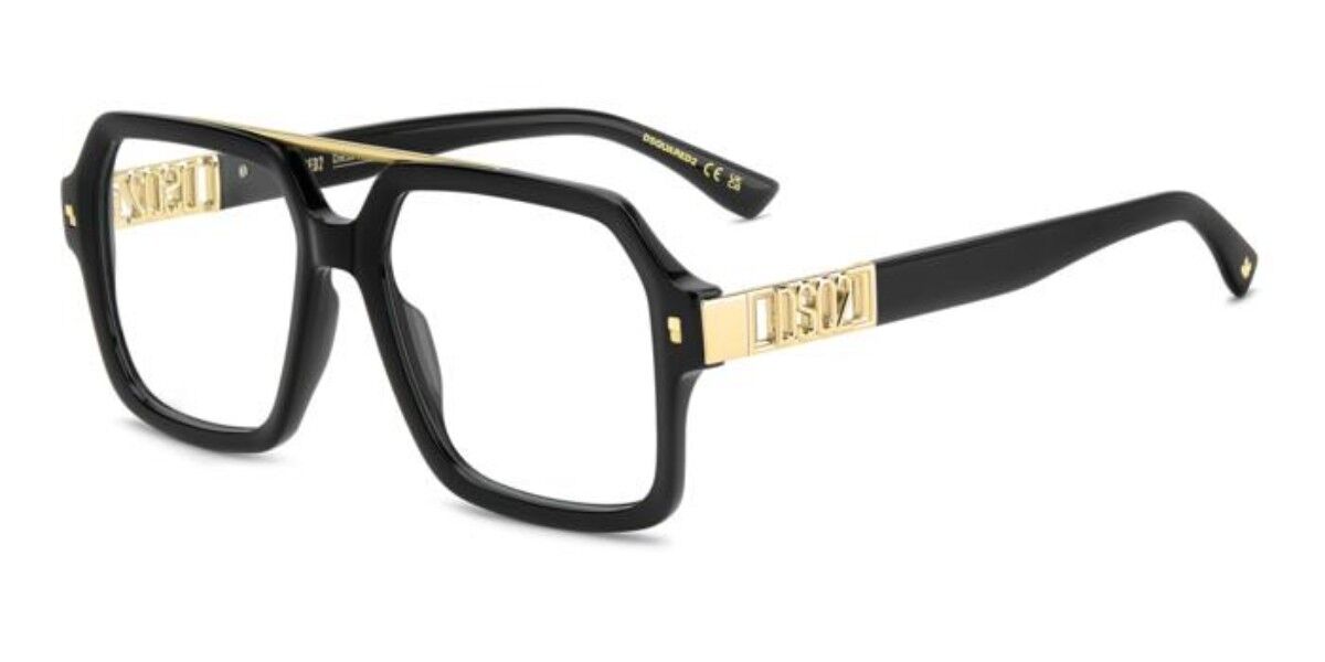 Dsquared2 Męski Czarny Dsquaczerwone2 D2 0174 2M2 55 Meskie Okulary Korekcyjne
