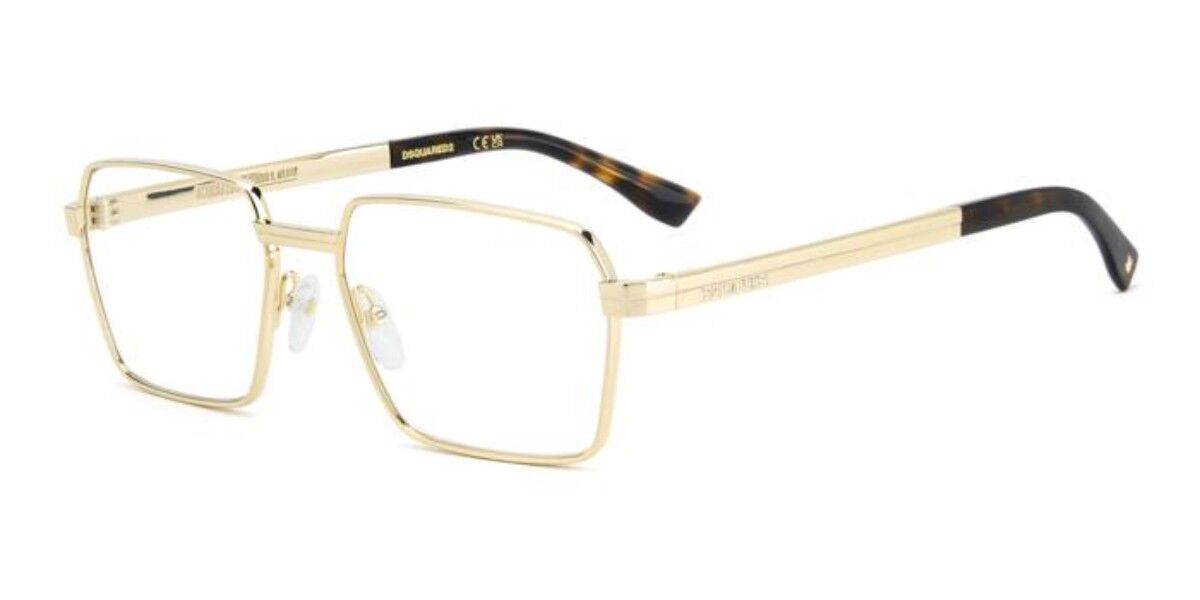 Dsquared2 Męski Złoto Dsquaczerwone2 D2 0193 J5g 54 Meskie Okulary Korekcyjne