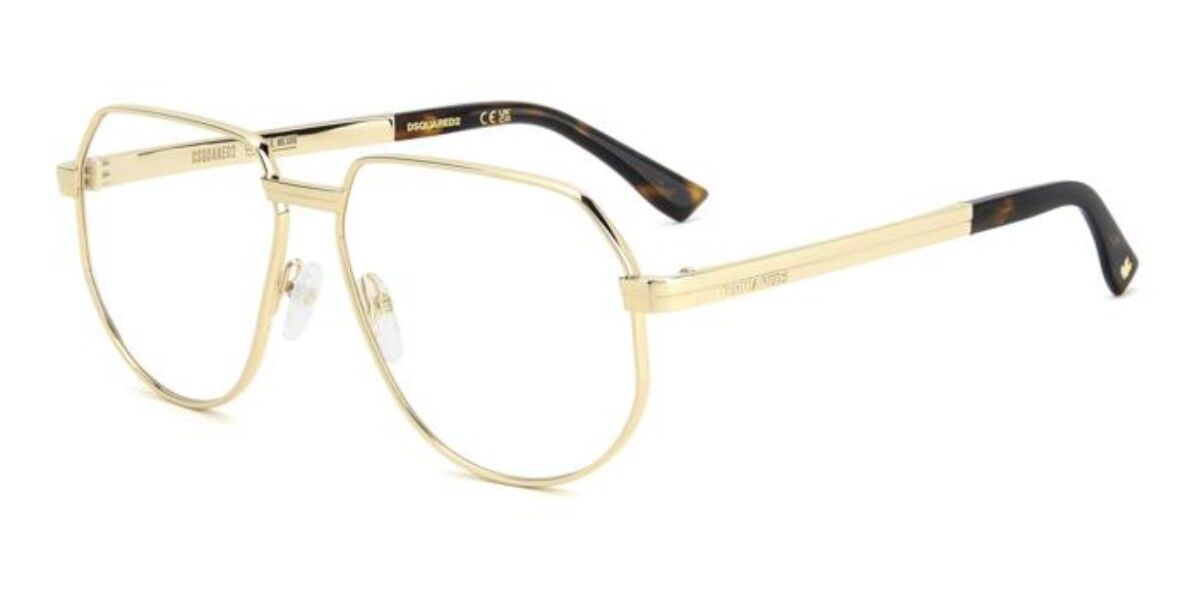 Dsquared2 Męski Złoto Dsquaczerwone2 D2 0194 J5g 58 Meskie Okulary Korekcyjne