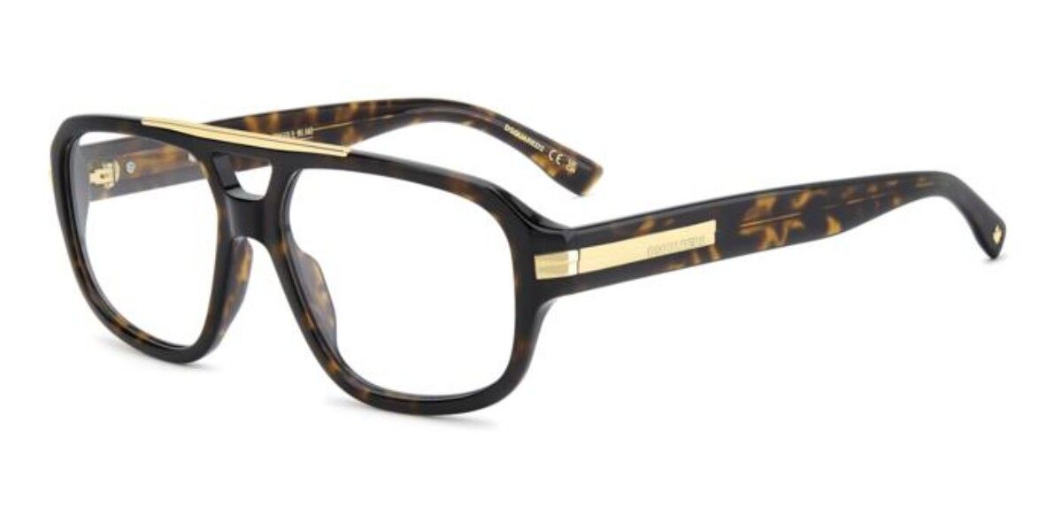 Dsquared2 Męski Dark Tortoise Dsquaczerwone2 D2 0199 086 56 Meskie Okulary Korekcyjne