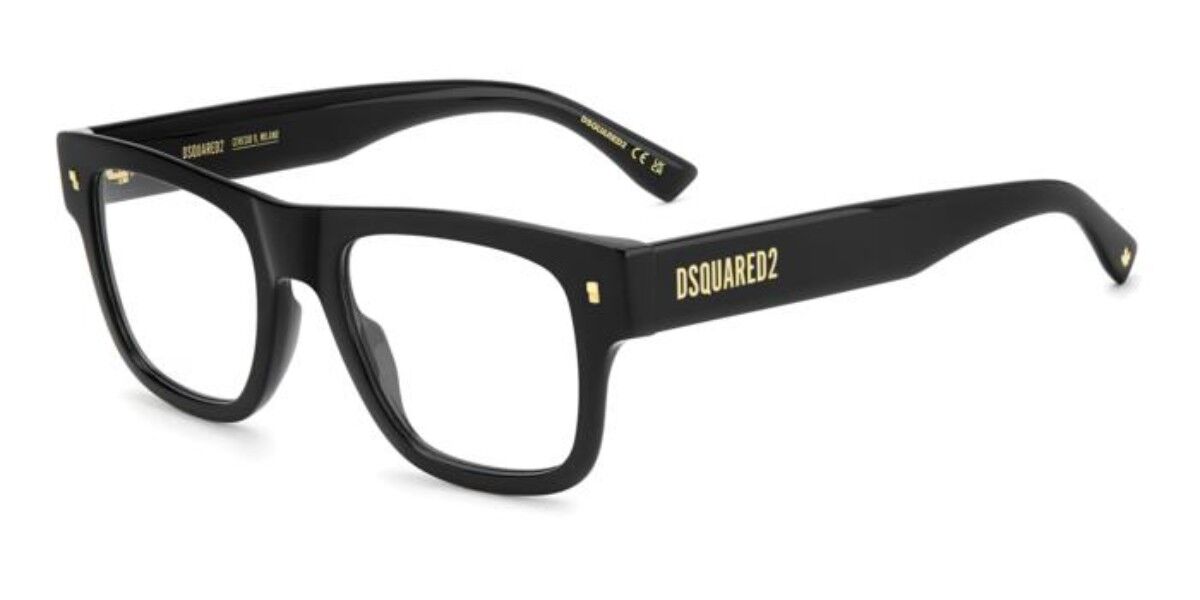 Dsquared2 Męski Czarny Dsquaczerwone2 D2 0205 807 51 Meskie Okulary Korekcyjne