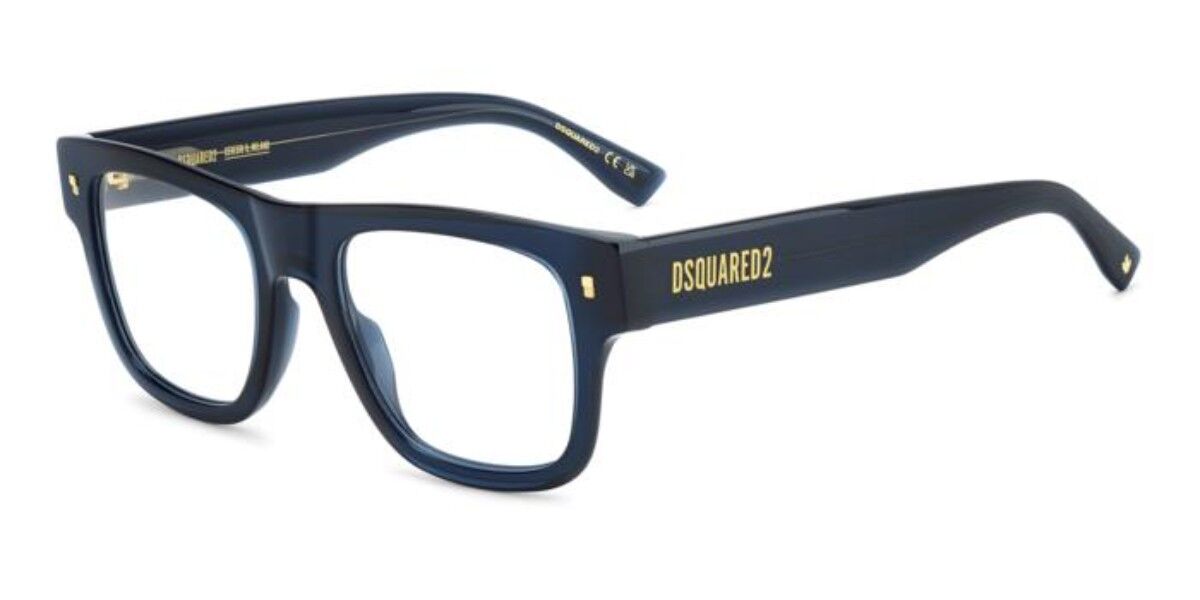 Dsquared2 Męski Shiny Dark Midnight Blue Dsquaczerwone2 D2 0205 Pjp 51 Meskie Okulary Korekcyjne