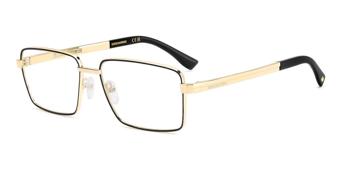 Dsquared2 D2 0216 I46 56 Lunettes De Vue Homme Dorées