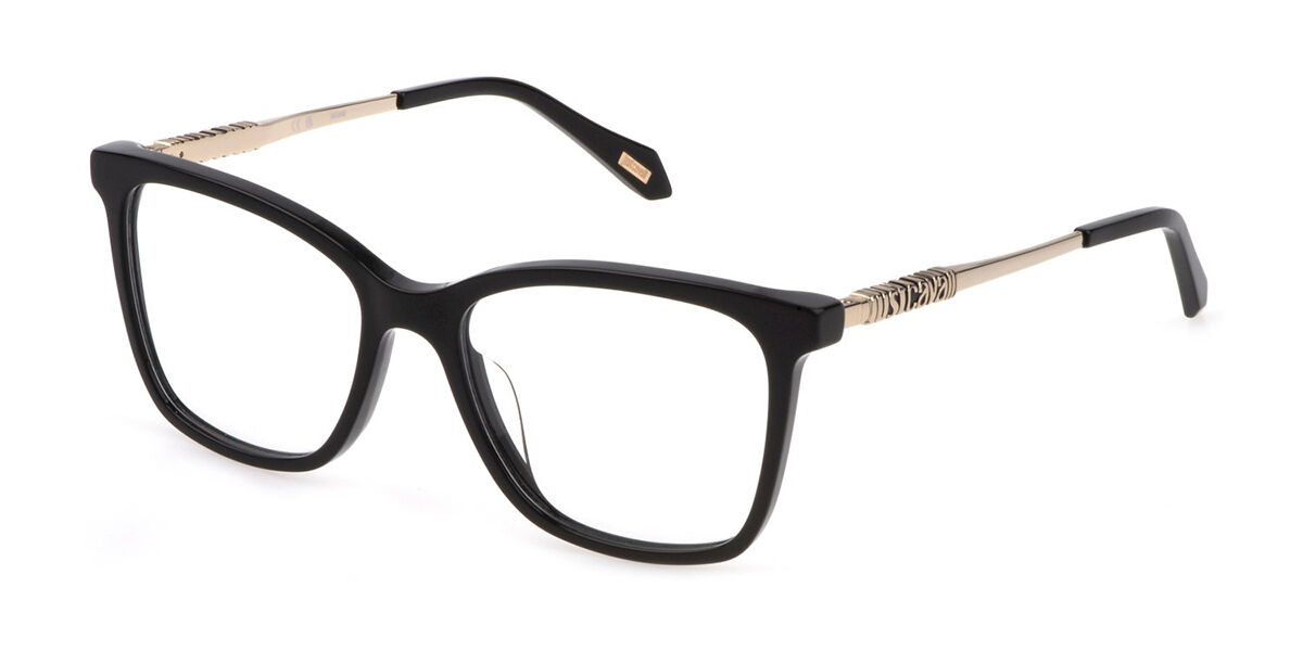 Photos - Glasses & Contact Lenses Just Cavalli VJC007 0700 Women's Eyeglasses Black Size 53 (Fr 