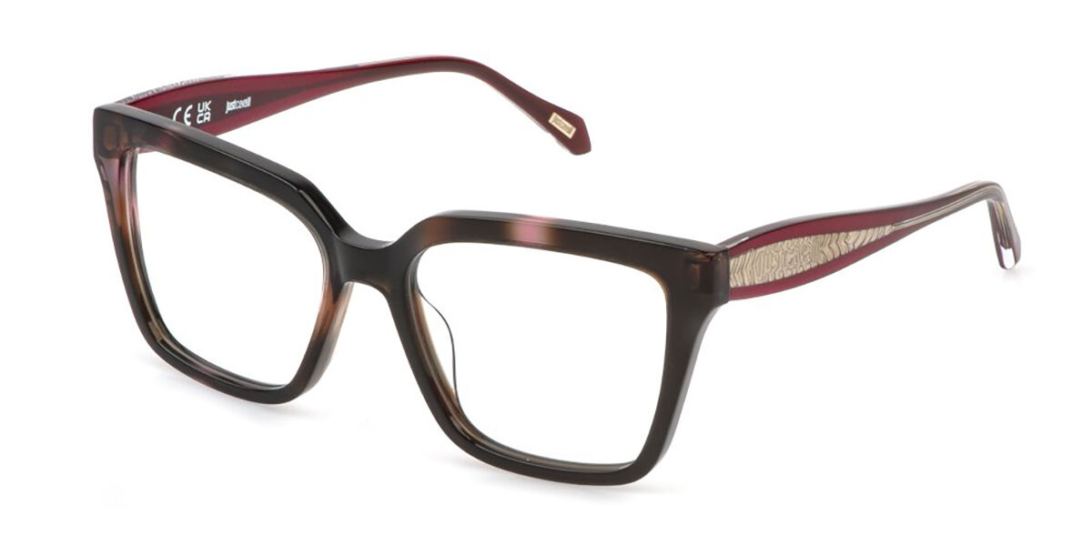 Just Cavalli VJC185 01GQ 53 Sk&ouml;ldpaddem&ouml;nstradeshell Glas&ouml;gon (Endast B&aring;ge) Kvinna
