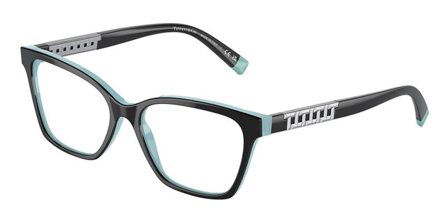 Tiffany & Co. TF2228F Asian Fit 8055 Black on Tiffany Blue  display picture 1
