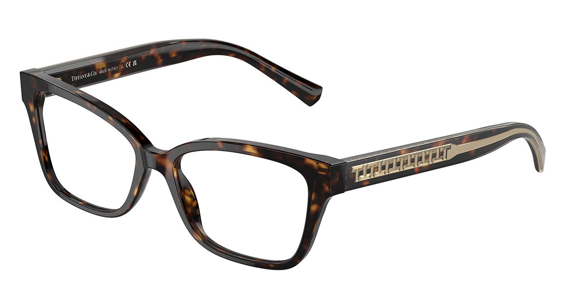 Photos - Glasses & Contact Lenses Tiffany & Co. Tiffany & Co. Tiffany & Co. TF2249 8015 Women's Eyeglasses Tortoiseshell Size 54  - Blue Light Block Available (Frame Only)