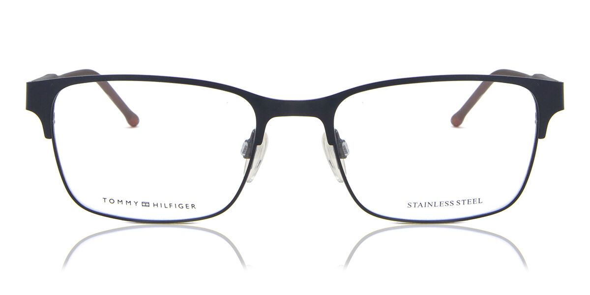 Photos - Glasses & Contact Lenses Tommy Hilfiger TH 1396 R1W Men's Eyeglasses Blue Size 53 (F 
